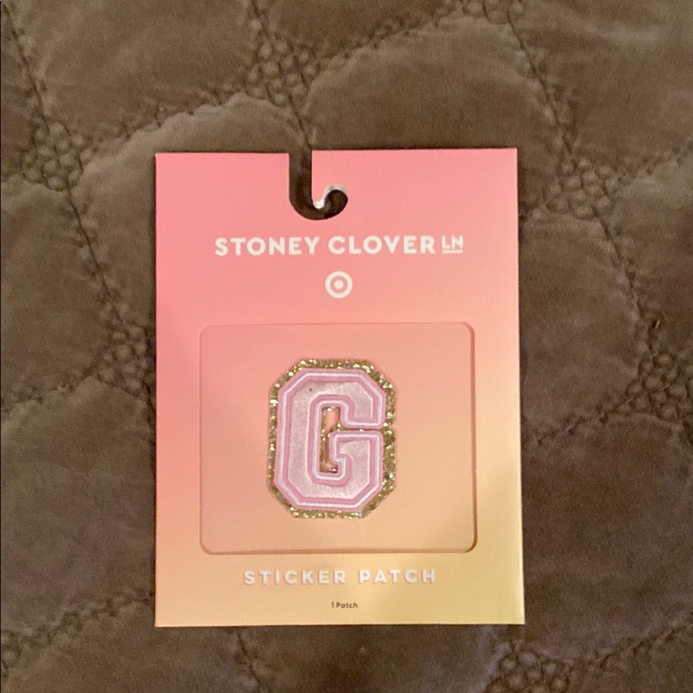 Stoney Clover Lane Pink and Gold Glamorous Jewelry Patch